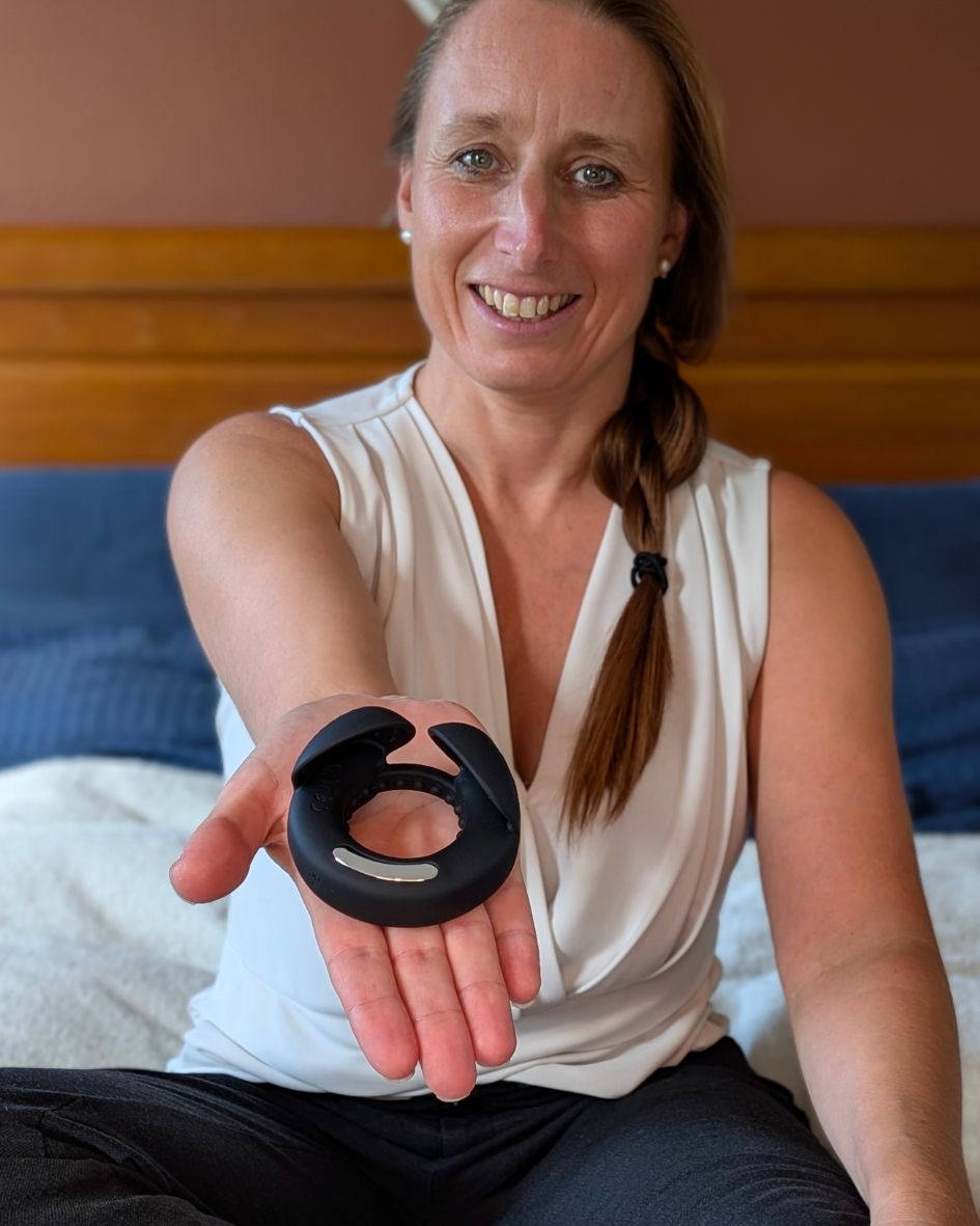 Vibrating Testicle Stimulator Cock Ring